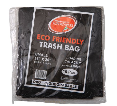 Supersavers Eco Friendly Trash Bag Flat Small 10 pcs /pack