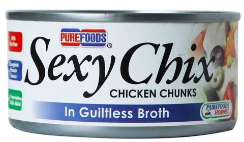 Purefoods Sexy Chix Chicken Chunks in Guiltless Broth 180 g