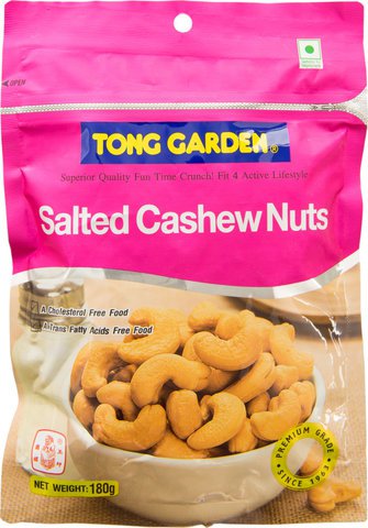 Tong Garden Salted Cashew Nuts 160 g