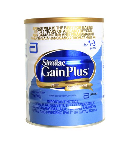 Similac Gain Plus Milk Supplement (For 1-3 Years) 900 g – JaazMall