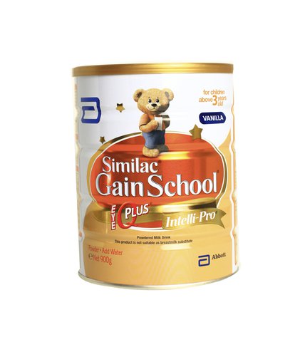 Similac Gain School Intelli-Pro Milk Supplement Vanilla (For Children Above 3 Years Old) 900 g