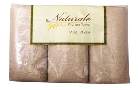 Naturale Kitchen Towel 2 ply 90 pulls x 3 rolls