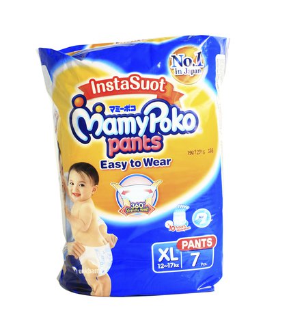 MamyPoko Pants Baby Diapers Extra Large 7 pcs /pack