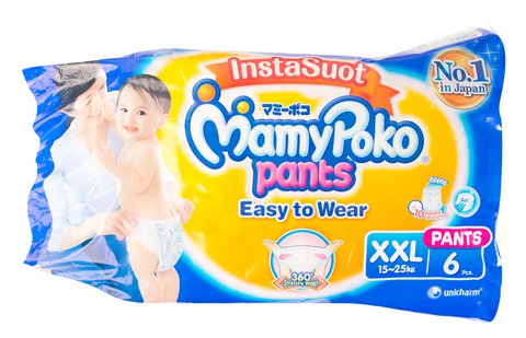 MamyPoko Easy To Wear Pants - Extra Extra Large 6 pcs /pack