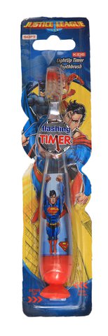 Marvel Superman Toothbrush Flashing Suction 1 pc