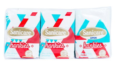Sanicare Hankies 6 pcs /pack
