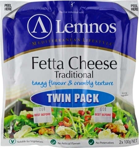 Lemnos Fetta Cheese Full Cream 100 g