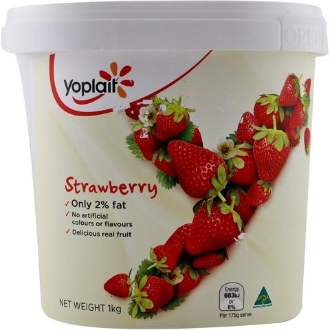 Yoplait Strawberry Yoghurt 1 kg