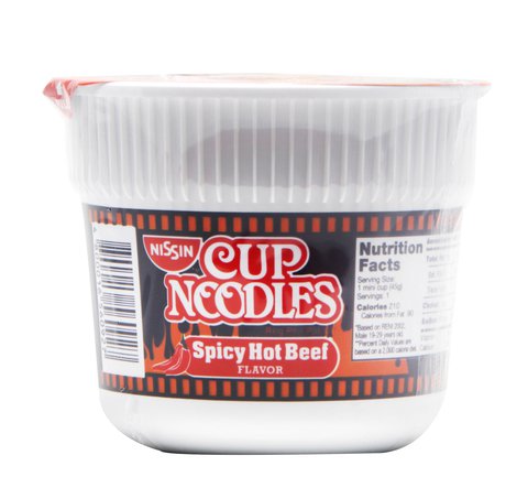 Nissin Cup Noodles - Beef Spicy Mini 45 g