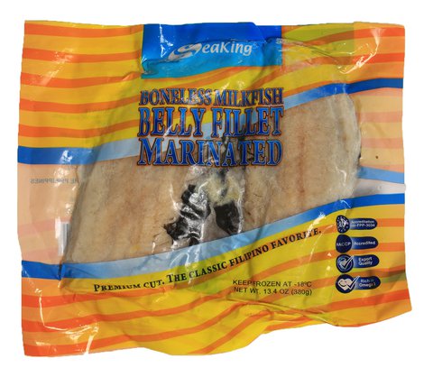 Seaking Boneless Milkfish Belly 380 g
