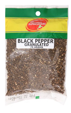 Supersavers Granulated Black Pepper 75 g