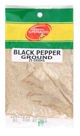 Supersavers Ground Black Pepper 25 g