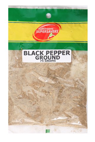 Supersavers Ground Black Pepper 75 g