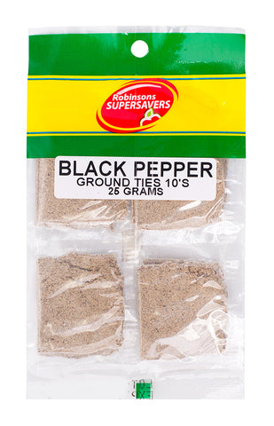 Supersavers Black Pepper Ground Ties 10 pcs /pack (25 g)
