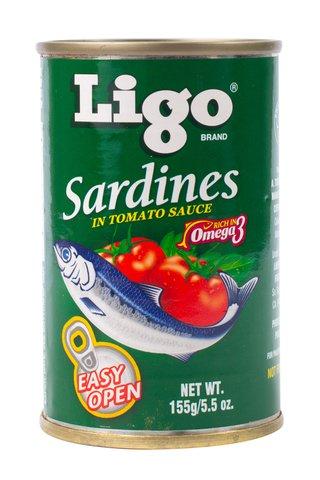 Ligo Sardines In Tomato Sauce 155 g