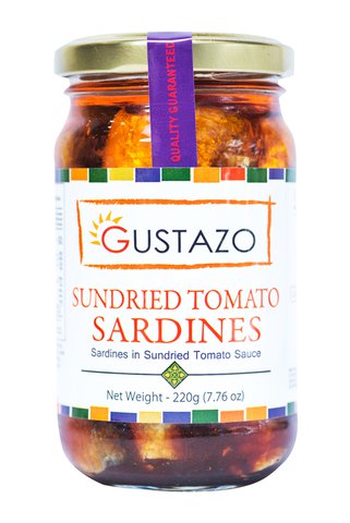 Gustazo Sun Dried Tomato Sardines 220 g