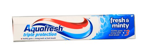 Aqua Fresh Tooth Paste Fresh &amp; Minty 1 pack (2 pcs x 100 ml)