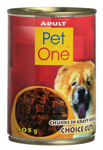 Pet One Adult Chunks Dog Food 405 g
