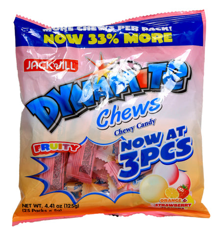 Dynamite Chews Fruity 125 g