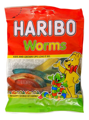 Haribo Gummy Worms 80 g