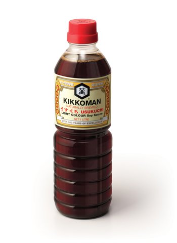 Kikkoman Usukuchi Light Color Soy Sauce 1 l