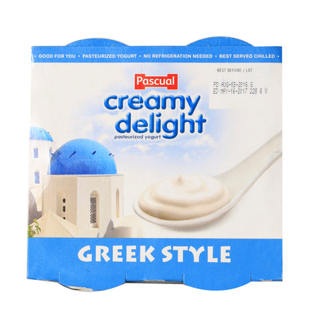 Pascual Creamy Delight Greek Yogurt 4 pcs /pack
