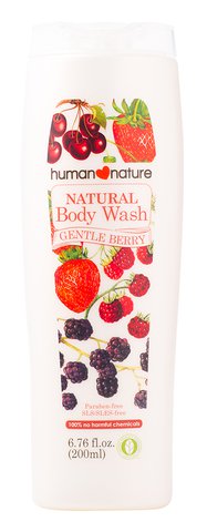 Human Nature Natural Body Wash Gentle Berry 200 ml