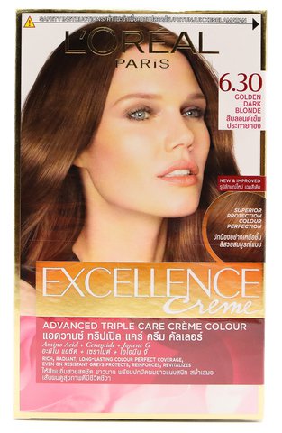 L’Oreal Golden Dark Brown 6.30 1 box