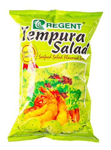 Tempura Salad Seafood Salad Flavored Snack 100 g