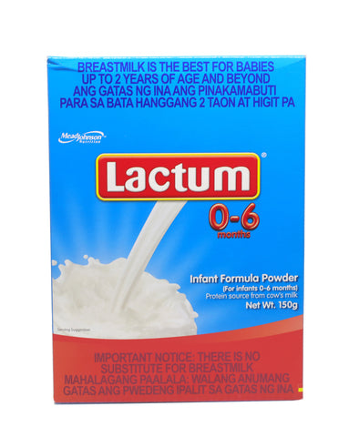Lactum Infant Formula Powder - Plain (0-6 Months ) 150 g