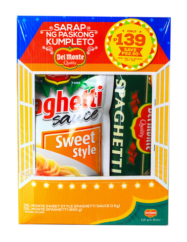 Del Monte Pamasko Sweet Style Pack + Pasta Sauce 1 pack