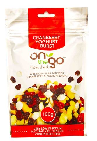 On The Go Fusion Snack Cranberry Burst 100 g