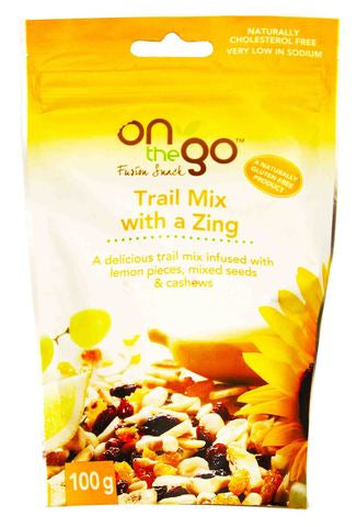 On The Go Fusion Snack Trail Mix With A Zing 100 g