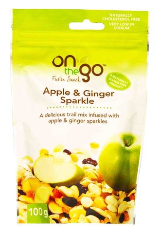 On The Go Apple &amp; Ginger Sparkle 100 g