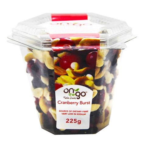 On The Go Fusion Snack Cranberry Burst 225 g