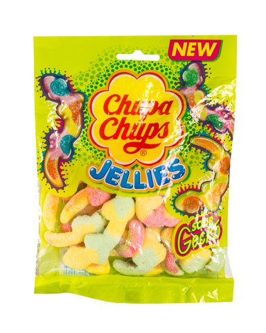 Chupa Chups Jellies Sour Gecko Gummies 90 g