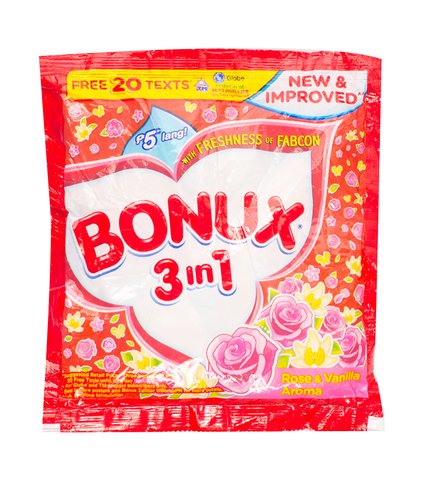 Bonux Laundry Detergent Powder Rose Vanilla 57 g (6 pcs)