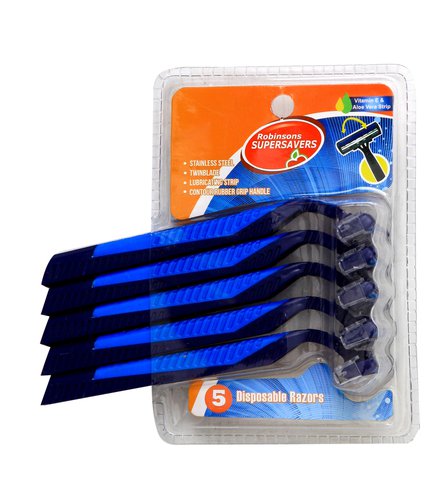 Supersavers Blade Razor Pivot Men 5 pcs /pack
