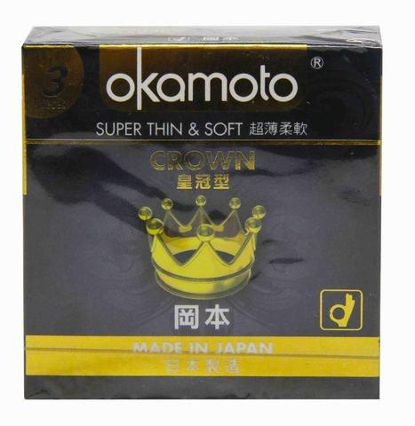Okamoto Crown Condom 3 pcs /pack