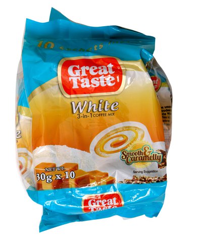 Great Taste White Smooth and Caramel 30 g (10 pcs)