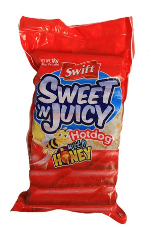 Swift Sweet &amp; Juicy Hotdog Regular 1 kg