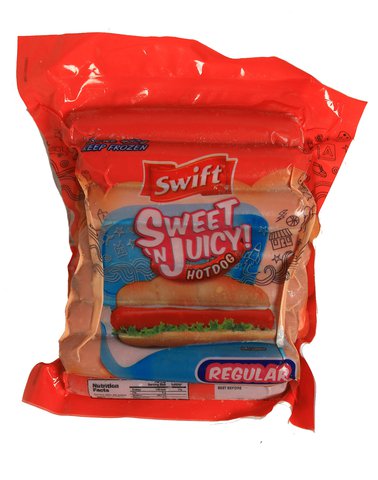 Swift Sweet &amp; Juicy Hotdog Regular 450 g