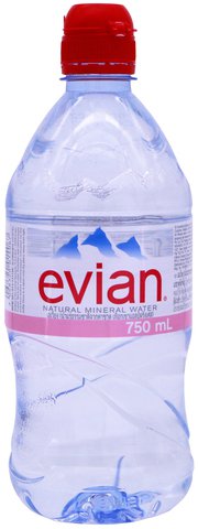 Evian Natural Mineral Water Rebirth 750 ml