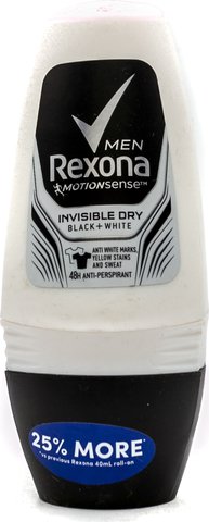 Rexona Men Deodorant Roll-On Invisible Dry 50 ml
