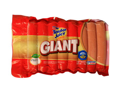Purefoods Tender Juicy Giant Hotdog 1 kg