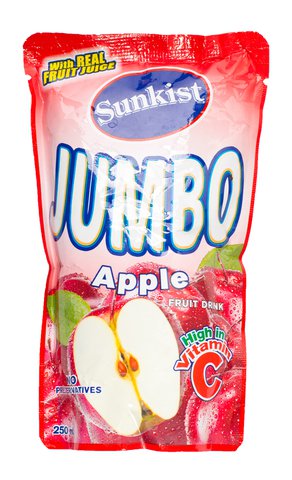 Sunkist Jumbo Apple Juice 250 ml
