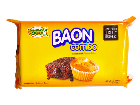 Lemon Square Baon Combo Lava Cake &amp; Cheese Cake 360 g /pack