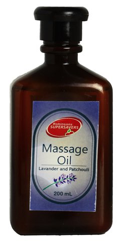 Supersavers Massage Oil Lavander And Patchouli 200 ml