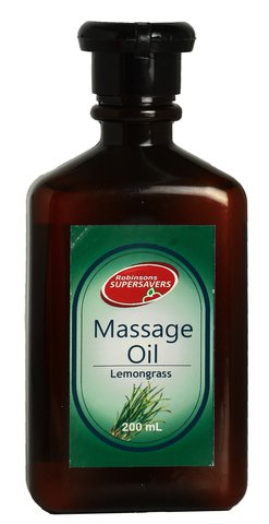 Supersavers Massage Oil Lemongrass 200 ml
