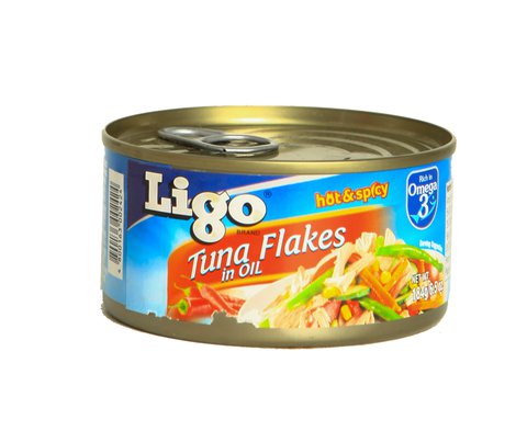 Ligo Tuna Flakes Hot &amp; Spicy 184 g